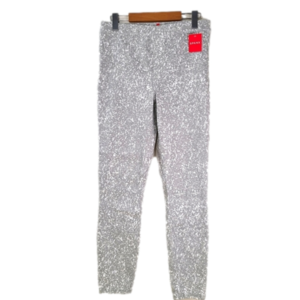 Spanx marbled gray ankle cropped skinny casual jeans NWT,  size M